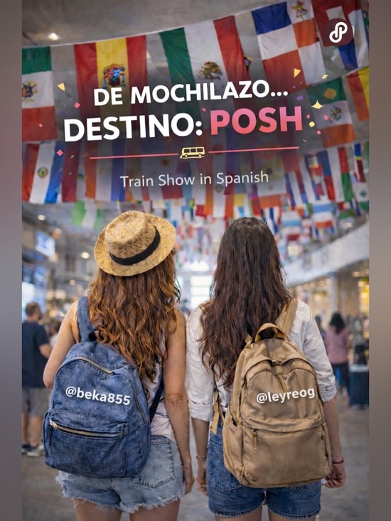 🎒 DE MOCHILAZO, DESTINO: POSH 🎒 SPANISH TRAIN SHOW - Picture 2 of 2